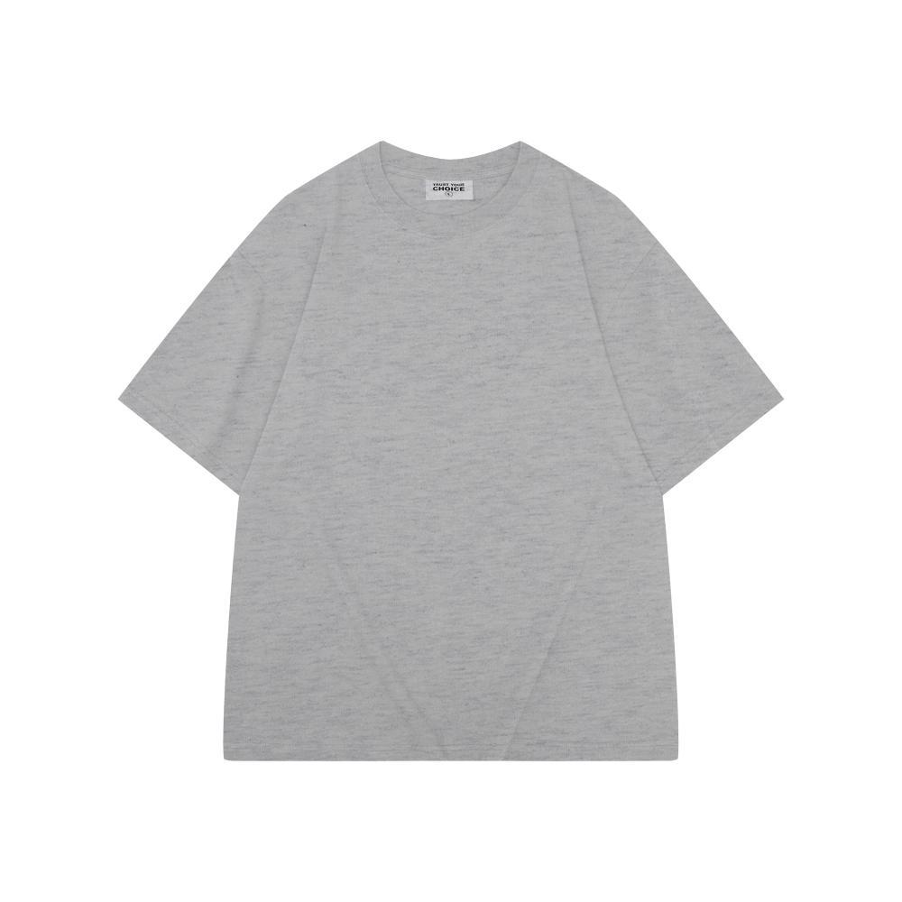 Biancashop wholesale 280G European size large drop shoulder double yarn cotton round neck T-shirt heavy combed cotton tide brand short sleeve
