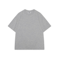 Biancashop wholesale 280G European size large drop shoulder double yarn cotton round neck T-shirt heavy combed cotton tide brand short sleeve
