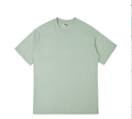 Biancashop wholesale 280G European size large drop shoulder double yarn cotton round neck T-shirt heavy combed cotton tide brand short sleeve